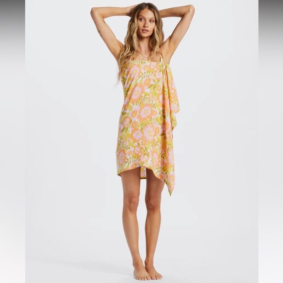 🌴☀️ BILLABONG ☀️🌴 SO RIGHT SARONG BEACH COVER UP SWIM WRAP - Picture 3 of 6